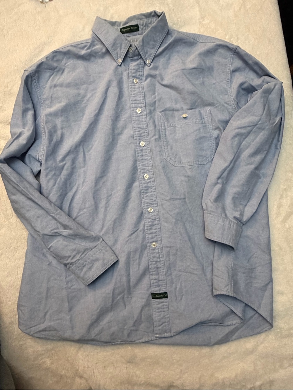 G.H. Bass & Co. Light Blue Button-Down Oxford Shirt